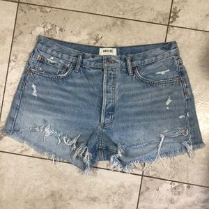 Agolde Parker vintage cut off short swapmeet wash